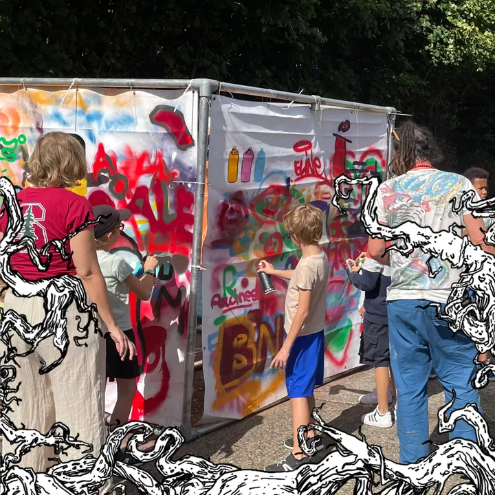 IllustrationRacines Festival : Initiation graffiti 